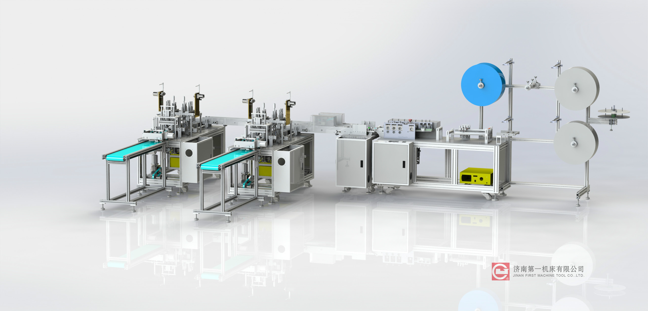 科技 赋能 抗疫新装备——济南一机推出全自动高效口罩生产线